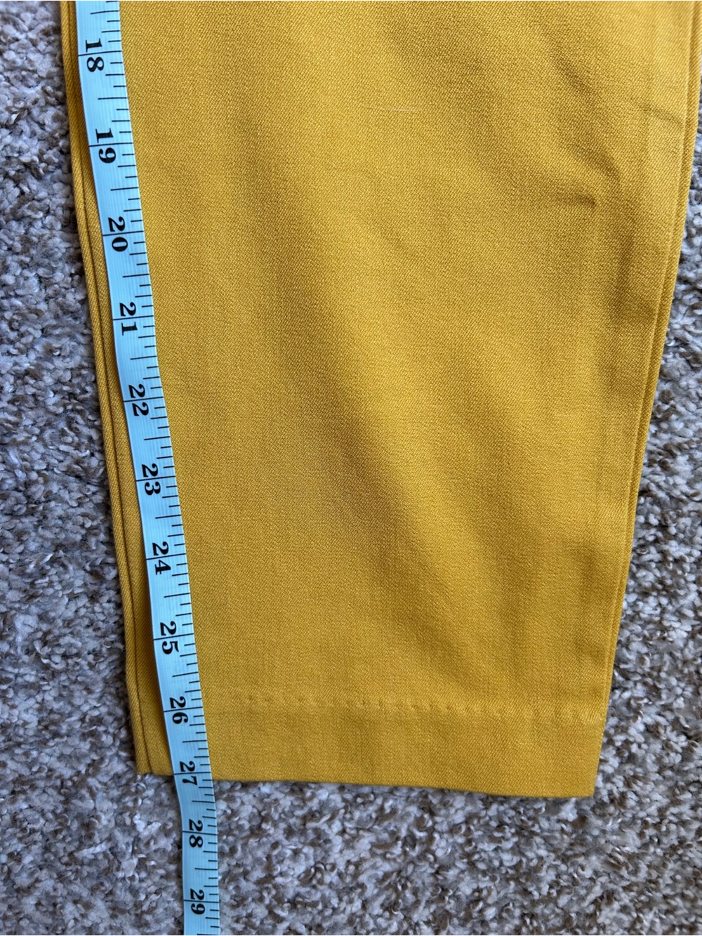 NWT Old Navy Mid-Rise Pixie Mustard Slim Ankle Pants Fall Stretch 14 - Picture 9 of 9